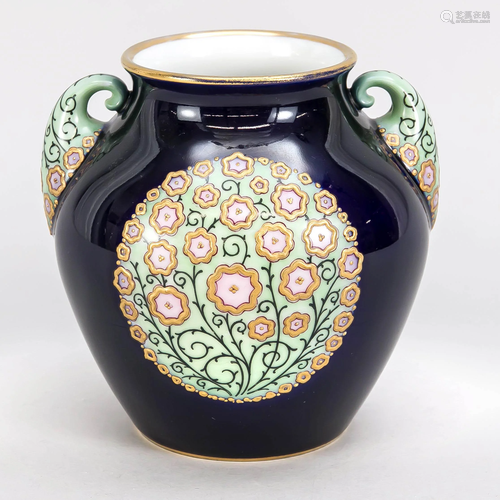 Art Deco vase, Fraureuth, 1920