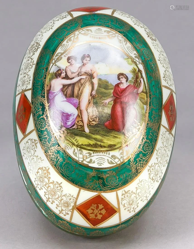 Lidded box, Eichwald, Bohemia,