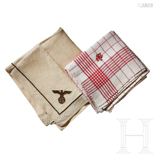 Adolf Hitler â€“ Napkins from his Personal Table