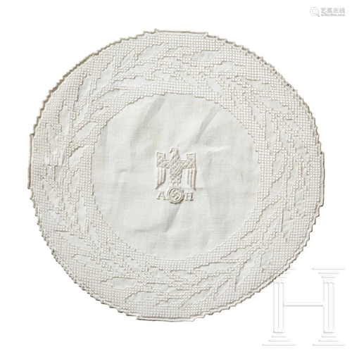 Adolf Hitler â€“ a Doily from Berlin Bunker