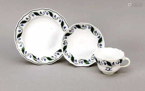 Set, 3-piece, Meissen, 20th ce