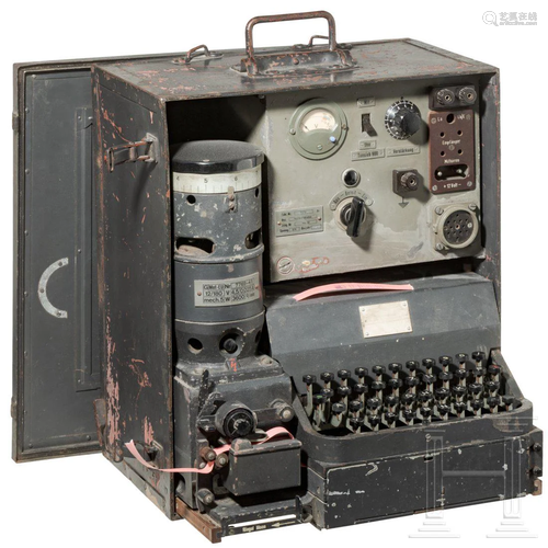 A Hell teleprinter of the German 