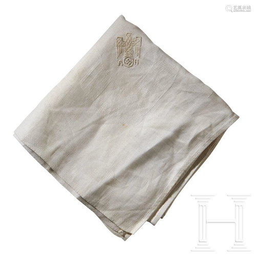 Adolf Hitler â€“ a Napkin from his Formal Personal