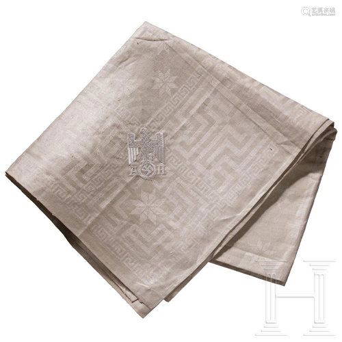 Adolf Hitler â€“ a linen damask tablecloth from the New