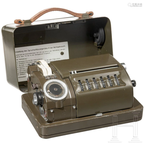 A cipher machine HELL H-54 for the German Army