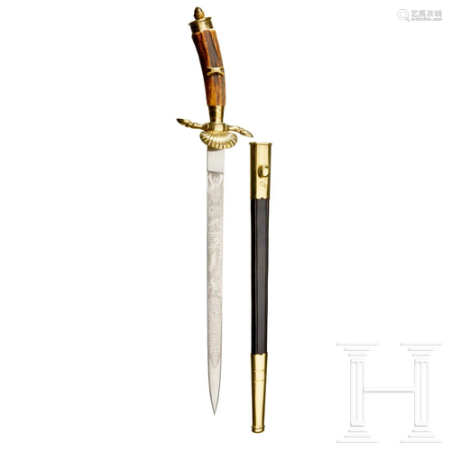 A Gilded Rifle Association Dagger