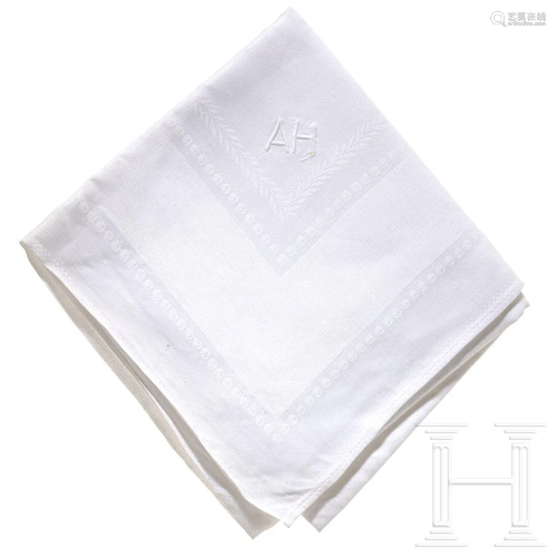 Adolf Hitler â€“ a napkin from his personal table