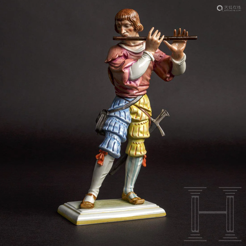 Porzellanmanufaktur Allach â€“ a landsknecht figure