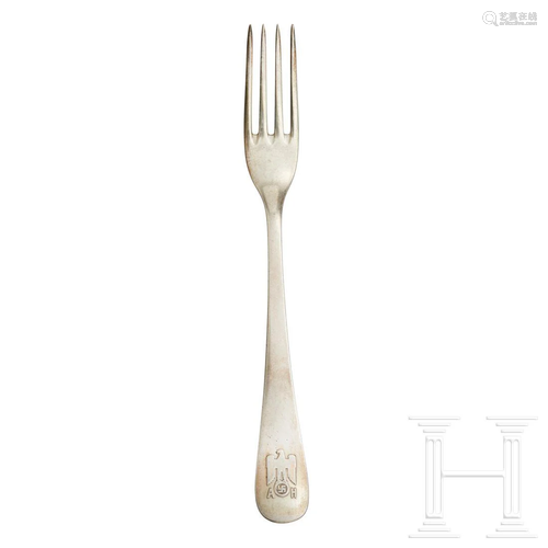 Adolf Hitler â€“ a Lunch Fork from his Personal Silver