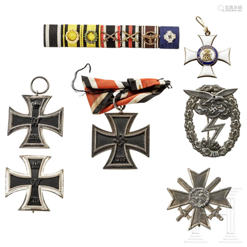 A group of decorations of a Wuerttembergian officer