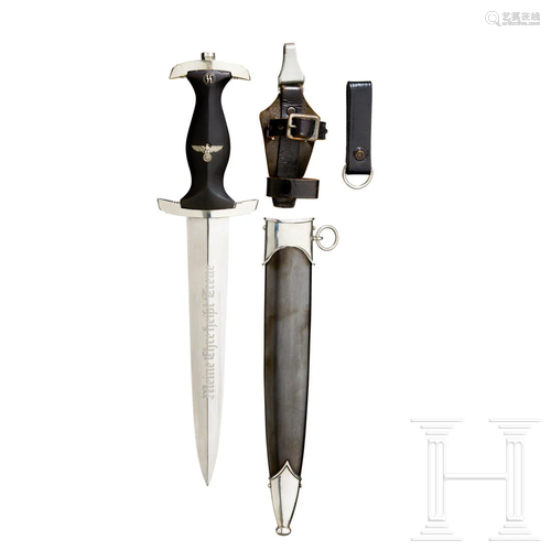 A Model 1933 SS Honor Dagger with Dedication by Himmler