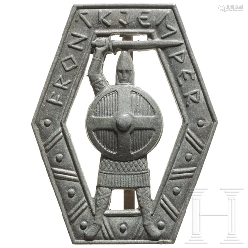 A front line soldiers badge of the Norwegian SS