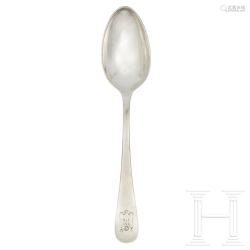 Adolf Hitler â€“ a Dinner Spoon from his Personal