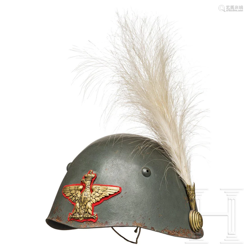 A leather helmet â€“ Elmo da Parata mod. 33 con