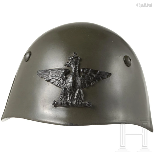 A parade helmet of an Italian general, before 1945