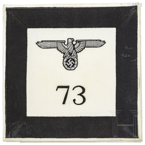 A vehicle pennant for the commander of the 73rd