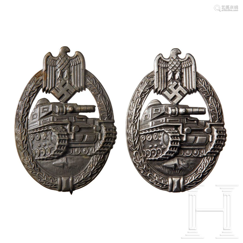 Two Tank Assault Badges