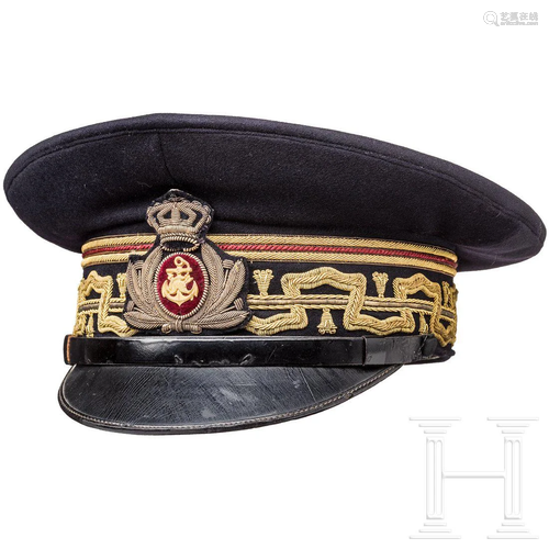 A visor hat for rear admirals - Berretto da