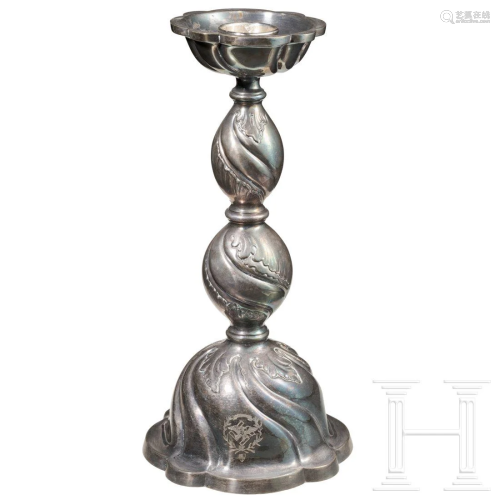 Hermann GÃ¶ring â€“ a silver candlestick, presented