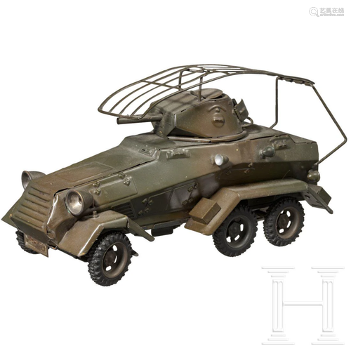 A Lineol six-wheel armour reconnaissance car 1211 in