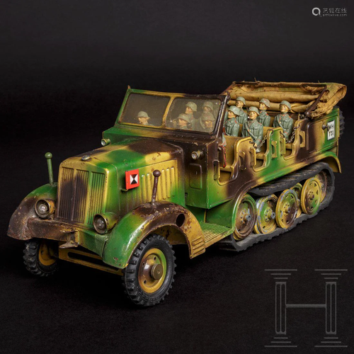 A Hausser Elastolin WH 731 half-track vehicle in