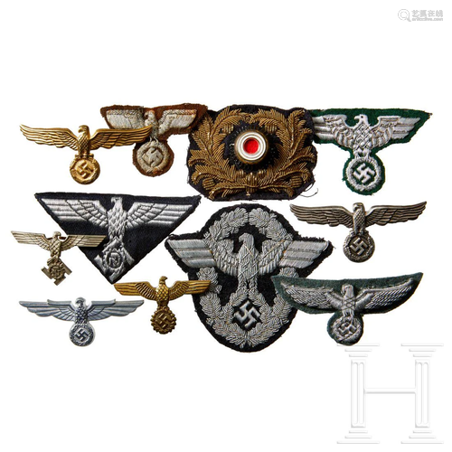 A Small Collection of Cap and Sleeve Insignia