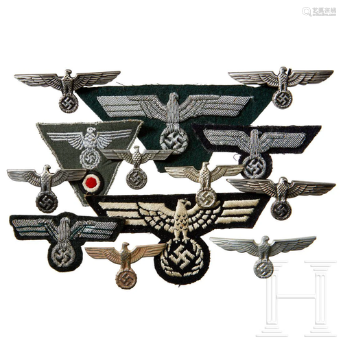 A Small Collection of Army Cap and Breast Insignia