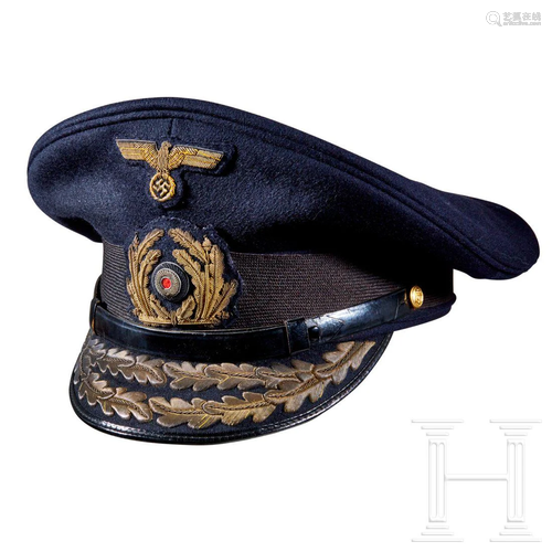 A visor cap for Admirals of the Kriegsmarine