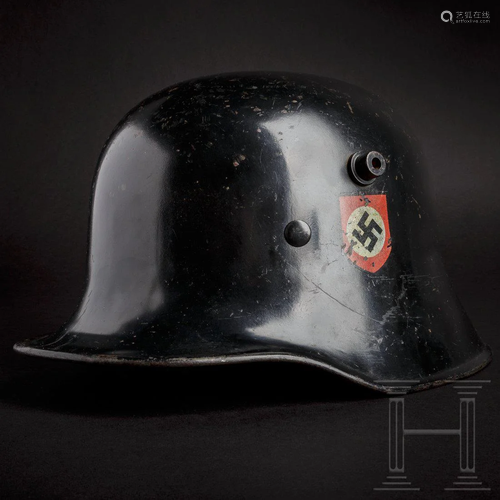 A model 31 steel helmet with both badges, RZM