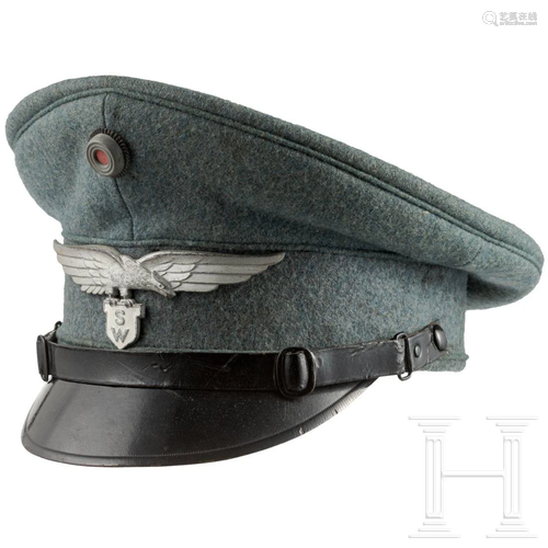 A visor hat for members of the Siemens factory security