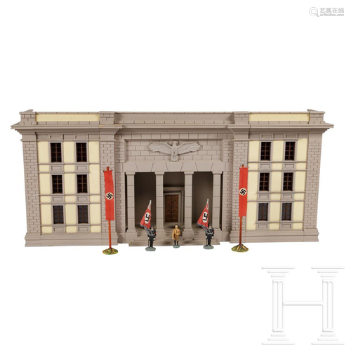 A Reich Chancellery model by Jonas Berlin with two