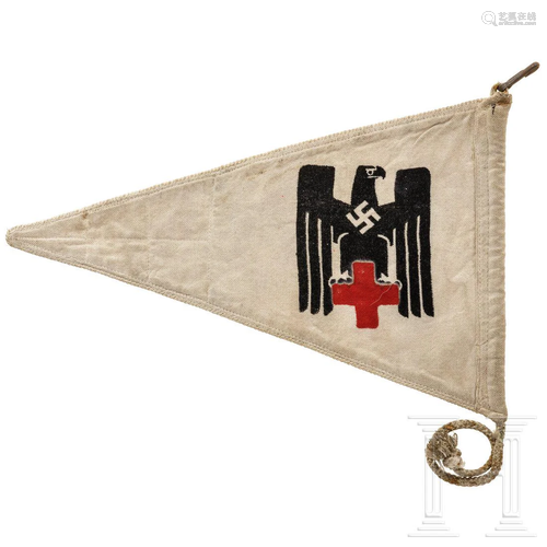 A pennant for members of the German Red Cross