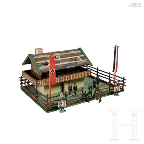 A model of Haus Wachenfeld (Residence Obersazberg) with