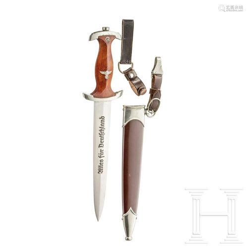 An SA service dagger M 33, an early production made by