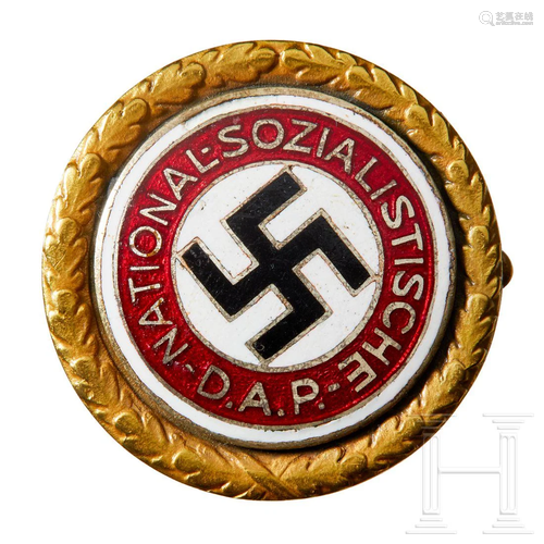 A Golden NSDAP Party Badge