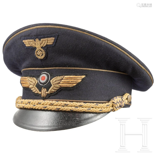 A visor cap for a director of the German railway