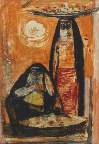 Ismael Al-Sheikhly (Iraq, born 1924) Two Bedouin Ladies