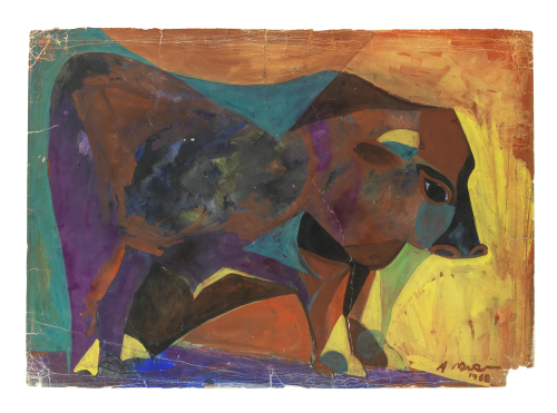 Ahmed Morsi (Egypt, born 1930) Untitled (Bull)