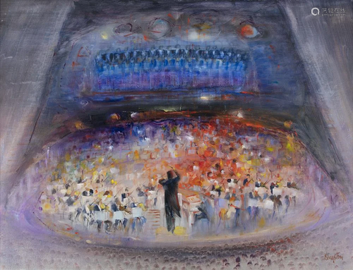 Richard Kingston RHA (b.1922) Orchestra with Blue Choir