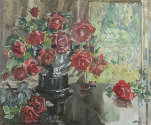 Kathleen Fox RHA (1880-1963) June Oil on canvas, 63.5 x