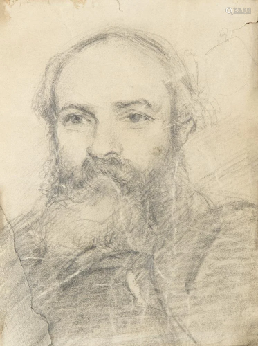 John Butler Yeats RHA (1839-1922) Portrait of Nathaniel