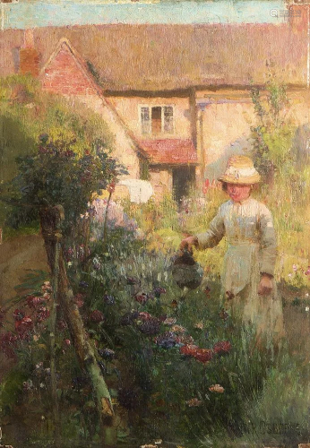 Walter Frederick Osborne RHA (1859 - 1903) Her Garden