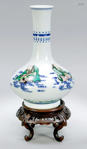 Famille Verte vase, China, 19t