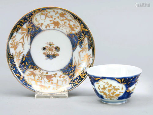 Cup & saucer, China, 18th cent