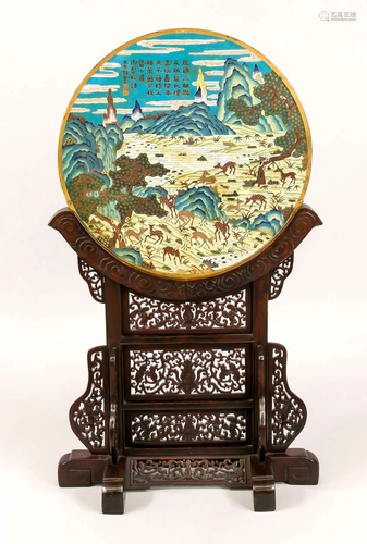 Double-sided cloisonnÃ© tablesc