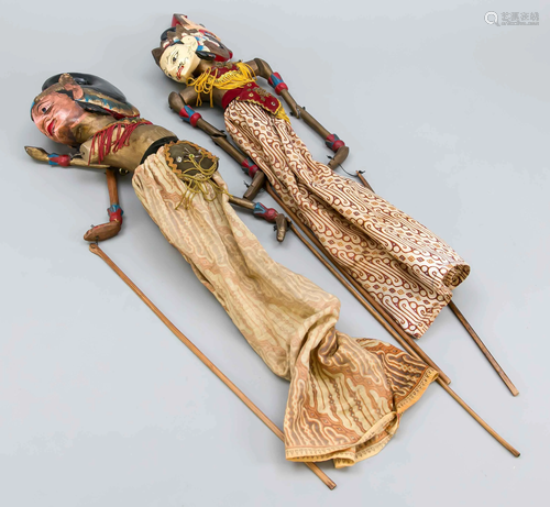 Pair of stick dolls, Southeast