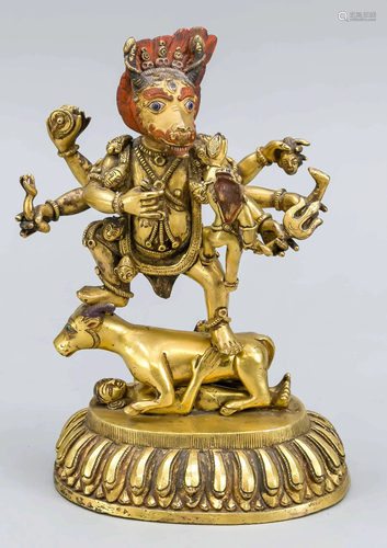 Yamantaka figure, Tibet, 19th