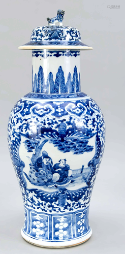 Lidded vase, CHina, 19th centu