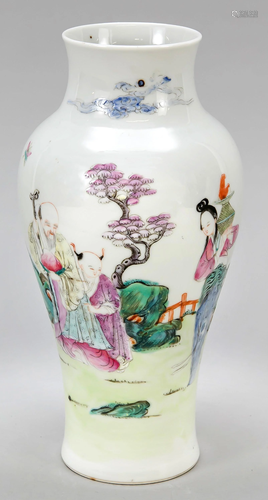 Famille Rose vase, China, Repu