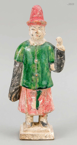 Ceramic figure, China, Ming pe